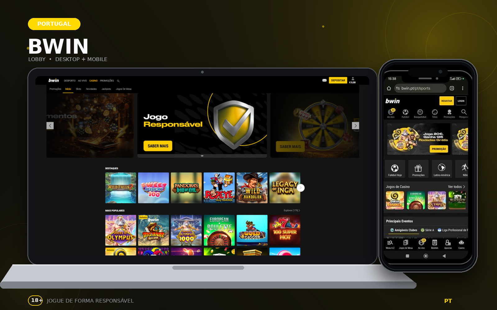 Lobby do casino bwin em português