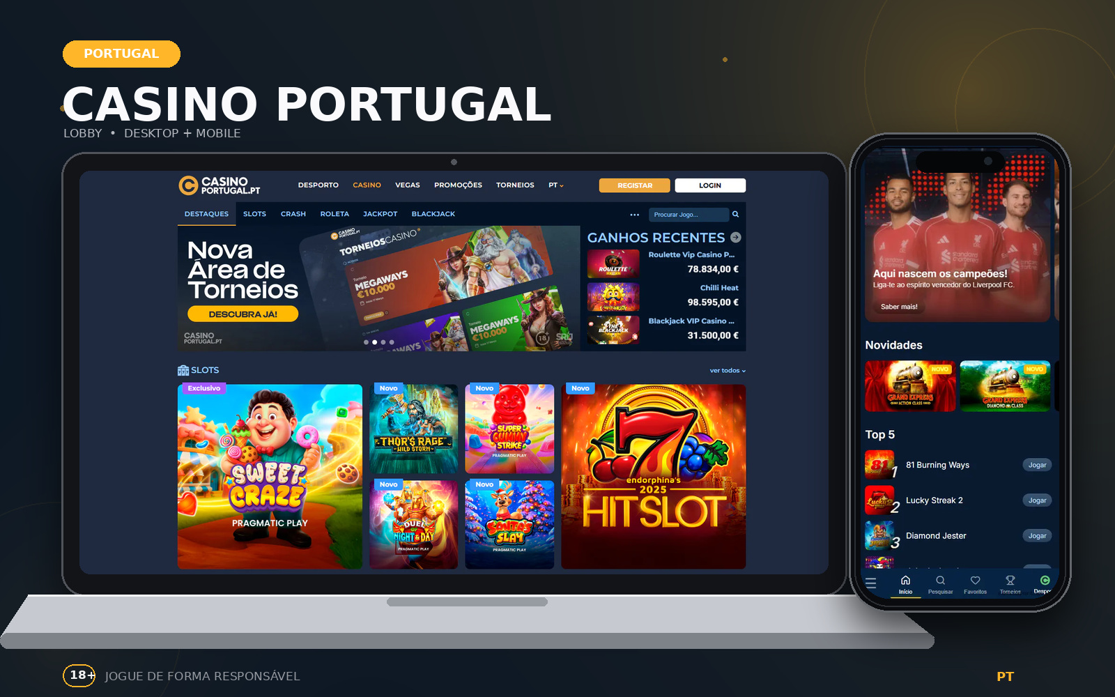 Casino Portugal, operador português com interface moderna