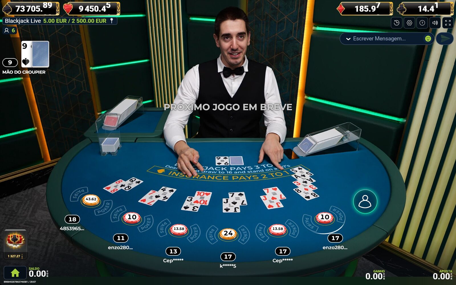 Blackjack online